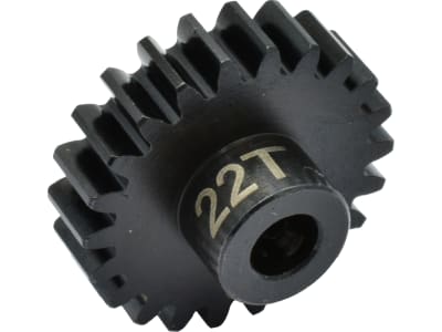 NSG22M1 22t Steel Mod 1 Pinion Gear 5mm