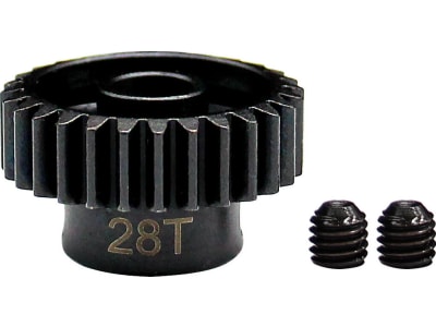 NSG28M01E 28t Steel Mod 1 Pinion Gear 8mm Bore
