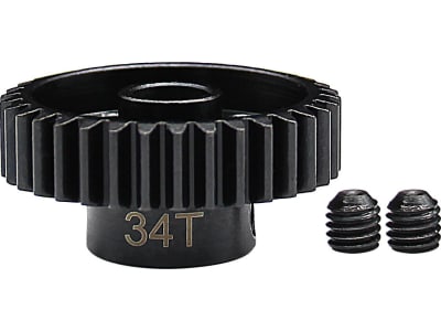 NSG34M01E 34t Steel Mod 1 Pinion Gear 8mm Bore