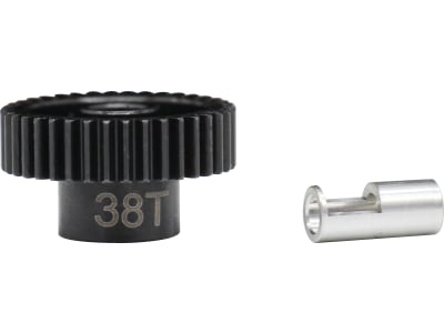 NSG838 38t Steel 48p Pinion Gear 5mm and 1 / 8