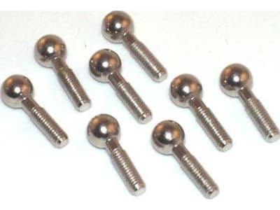 NTC3007S Associated Nitro Tc3 chrome Steel Pillow Ball Set