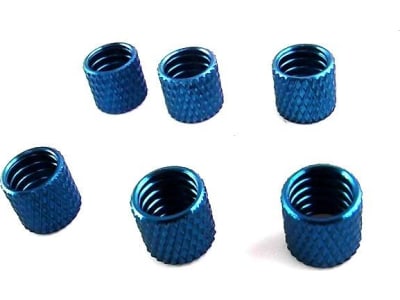 OF0206 Blue Alum. Fuel Line Retainers  6 