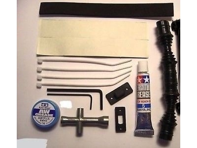 TAM9400371 RC Joint boots and Tool Bag: ORV The Frog