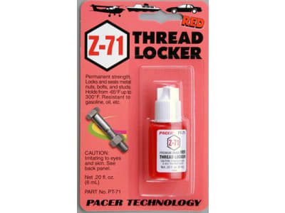 PAAPT71 ZAP Z-71 Red Thread Lock .20 oz
