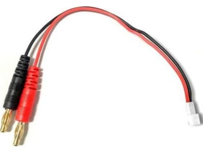 PHB5272 PH2.0-2P Wafer +4.0mm Banana Plug Axial SCX24 Charge Lead