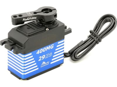 PHBPH400MG Powerhobby 400mg Waterproof High Torque Steel Gear 29kg Servo Al