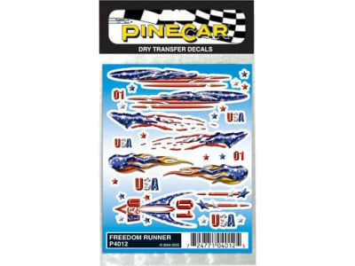 PIN4012 Dry Transfer Decals Freedom Runner