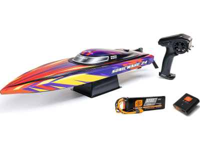 PRB-1992T1 Sonicwake 24 Self-Righting Brushless Deep-V RTR Battery and Charge