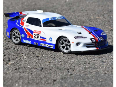 PRO368417 Pre-Cut 2002 Dodge Viper GTS Clear for Losi NASCAR