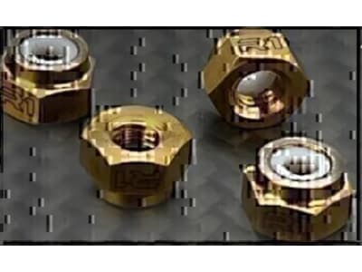 R1W900017 R1WURKS Titanium Nitride Coated M3 Locknuts  4 