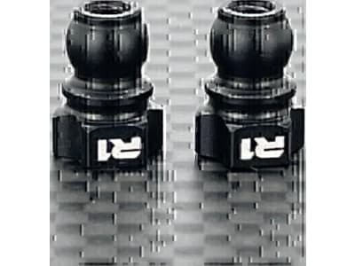 R1W900088-8 R1WURKS Shock Stand-offs Black Aluminum 8mm