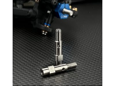 R1W900125 R1WURKS  B7 Series  Titanium Hex Adapter Axles Front