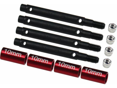RACM39W10 +10mm Steel Portal Drive Stub Axles Ascent 18