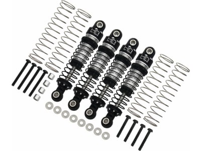 RACM51DP08 Threaded Aluminum Shocks Full Set Ascent 18