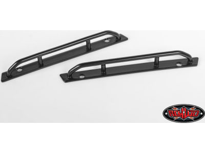 RC4VVV-C0552 Steel Side Sliders for 1 / 18 Blackjack Body  Black 