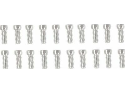 RC4ZS0053 Scale Hex Head Bolts M1 6x4mm Silver