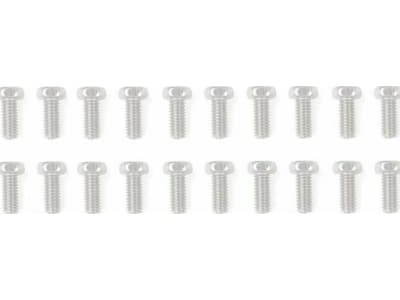 RC4ZS0102 Scale Hex Head Bolts M2.5x6mm Silver