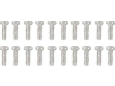RC4ZS0116 Scale Hex Head Bolts M2.5x8mm Silver