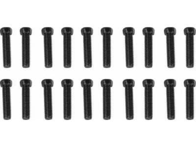 RC4ZS0131 Scale Hex Head Bolts M3x12mm Black