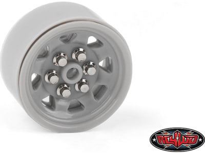 RC4Z-W0329 OEM Plastic 0.7 Beadlock Wheels  Grey 