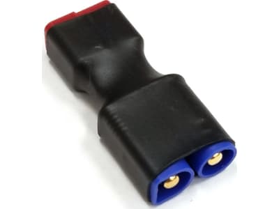 RCE1612 Battery / Esc Adapter: Female T-plug To Male Ec3