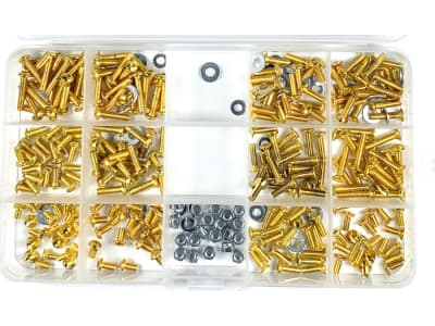 RCE3119 1:10 High Stainless Steel Screw Assortment Box for RC Car 330 Pc