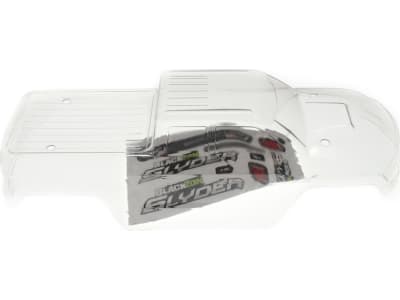 RCE6414 Clear Monster Truck Body with Stickers for Blackzo