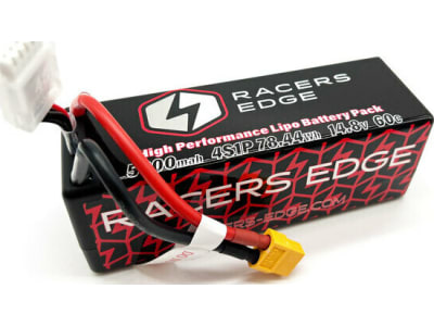 RCELP53004S60XT60 5300mAh 4S 14.8V 60C Hard Case LiPo Battery with XT60