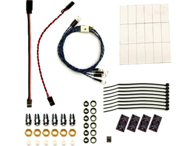 RCL10061 Prewired 6 LED Head Amber Fog and Tail Lght 5mm 6 / 18