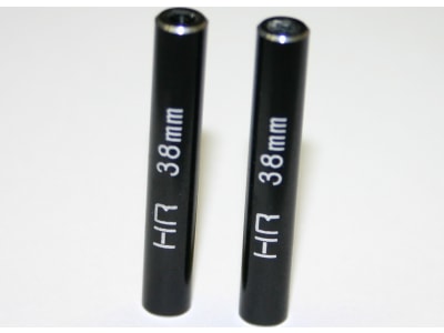 RCL63801 Aluminum Standoff Post Link 6x38mm w /  M3 Threads  Black  2 