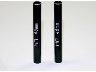 RCL64801 Aluminum Standoff Post Link 6x48mm w /  M3 Threads  Black  2 