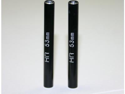 RCL65301 Aluminum Standoff Post Link 6x53mm w /  M3 Threads  Black  2 