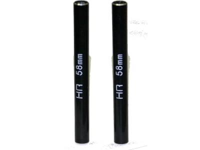 RCL65801 Aluminum Standoff Post Link 6x58mm w /  M3 Threads  Black  2 