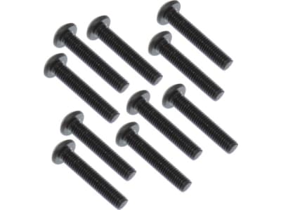RER11376 M3x16mm Button Head Machine Thread Screw  10 pieces 