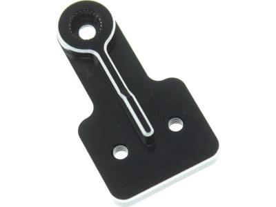 RER19685 Servo Horn 25t Aluminum Black / Silver 1pc