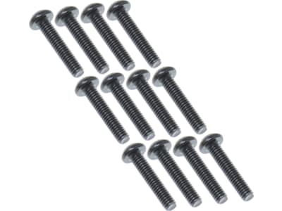 RER27325 2.5x12mm Button Head Machine Thread Screws  12 pieces 