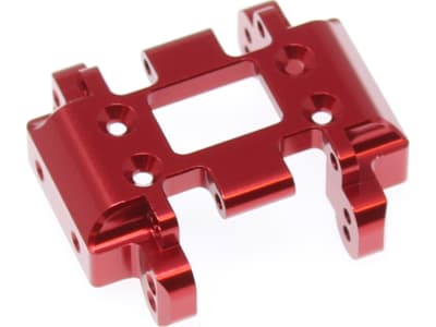 RER30384 Center Skid Plate  Aluminum  Red  1pc 