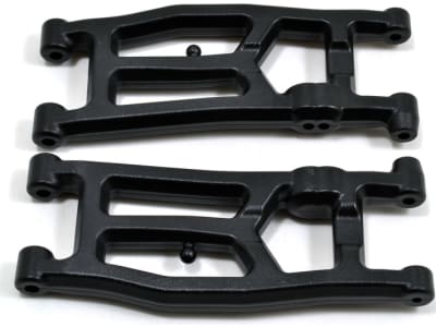 RPM72172 Rear a-Arms for Associated Pro2 SC10 Trophy Rat Black 1 Pair