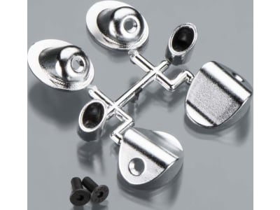 RPM70293 Through-the-Body Mock Side Exhaust Tips Chrome