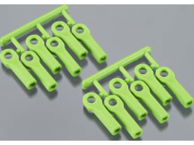 RPM80514 Rod Ends Long Green TRA