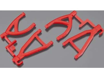 RPM80609 Rear Upper / Lower A-Arms Red: 1 / 16 ERV