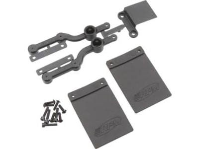 RPM70152 Mud Flap and Number Plate Kit:SC10 2WD R Bumper Only