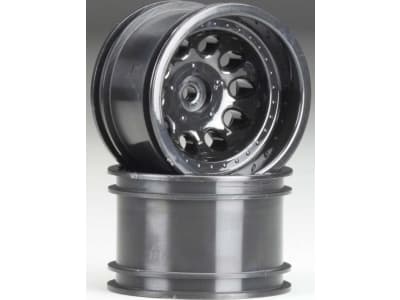 RPM82232 Black 2.2 Revolver Rock Crawler Wheels Wide Wheelbase  2 