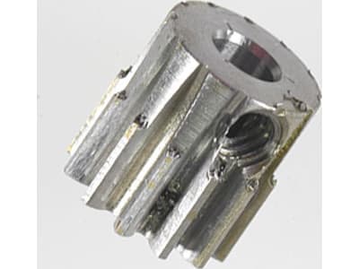 RRP1112 Steel 1 / 8th inch bore Metric .6 Mod Pinion 12 teeth