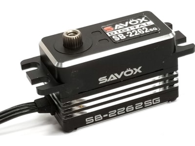 SAVSB2262SG Monster Torque Low Profile Steel Gear Servo 0.08sec 347.2oz @ 7.