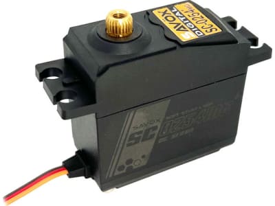 SAVSC0254MGP Standard Digital Servo with Soft Start 0.14sec  /  100oz @ 6v