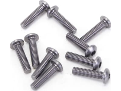 CR317 alum Button Head Hex Screws M3 X 12 Pk10