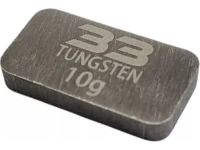 MR33-TW-10G Mr33 Tungsten Weight - 10 X 18 X 3mm - 10g
