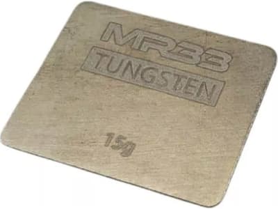 MR33-TW-15GF MR33 Tungsten Weight - 26 x 31.5 x 1mm - 15g