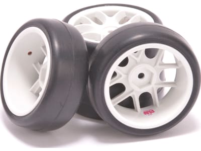 schRI-36086BRCA26 Ride 1 / 10 Belted TR09 Slick Tyres 10 Spoke - White 